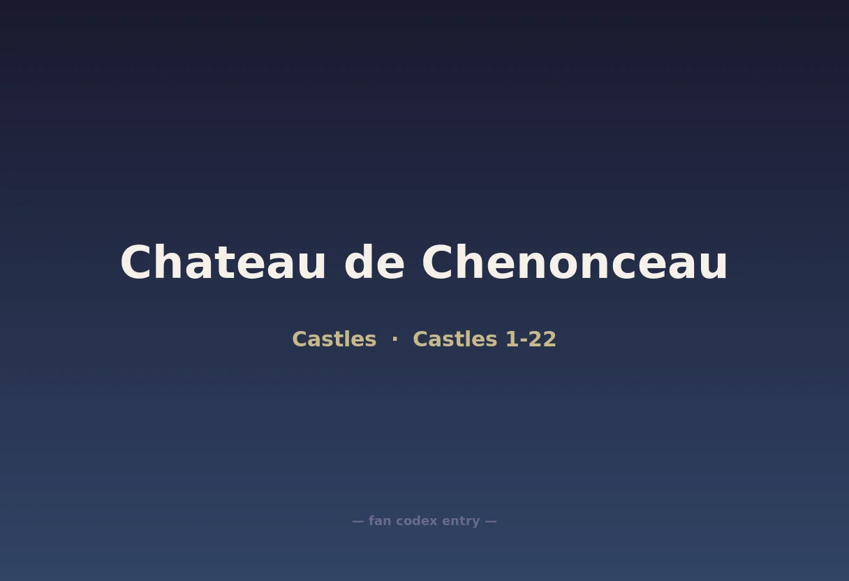 Chateau de Chenonceau