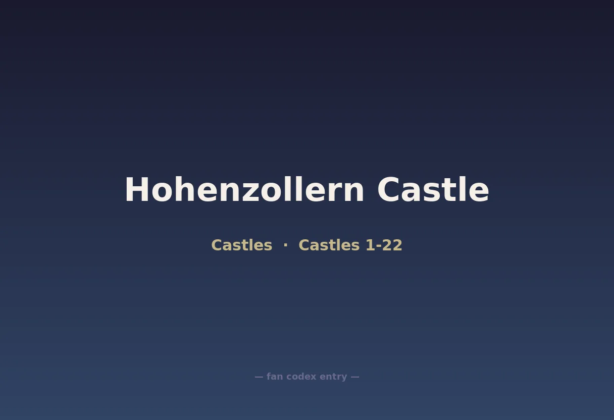 Hohenzollern Castle